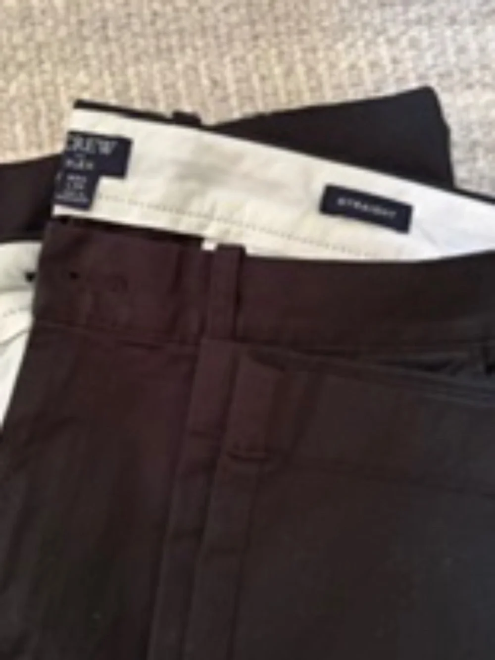 J Crew Flex chinos, Black, 34x 34, NWT